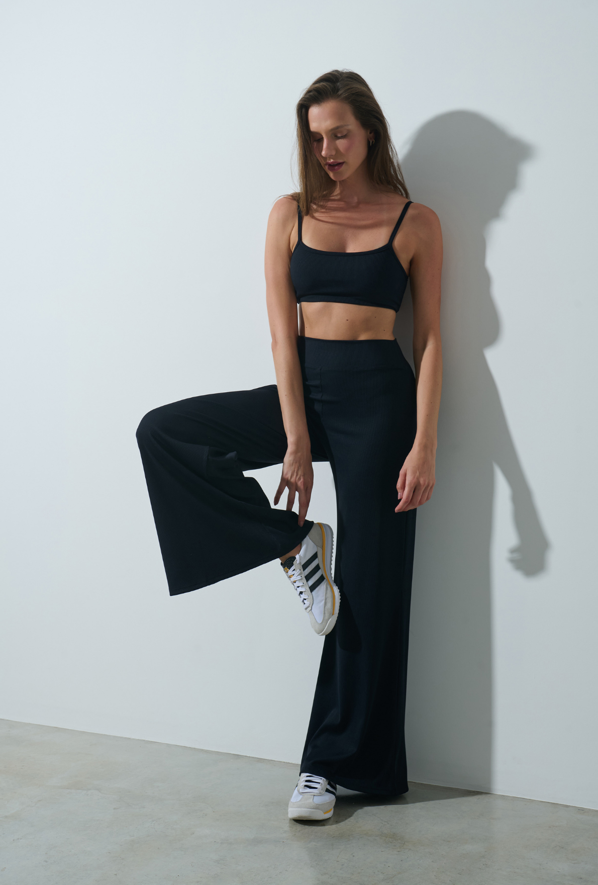 Wide Ribb Black Velvet