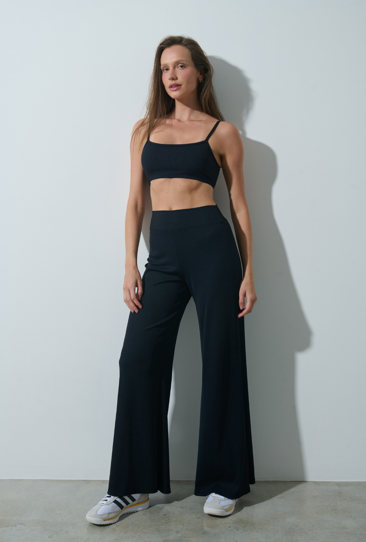 Wide Ribb Black Velvet