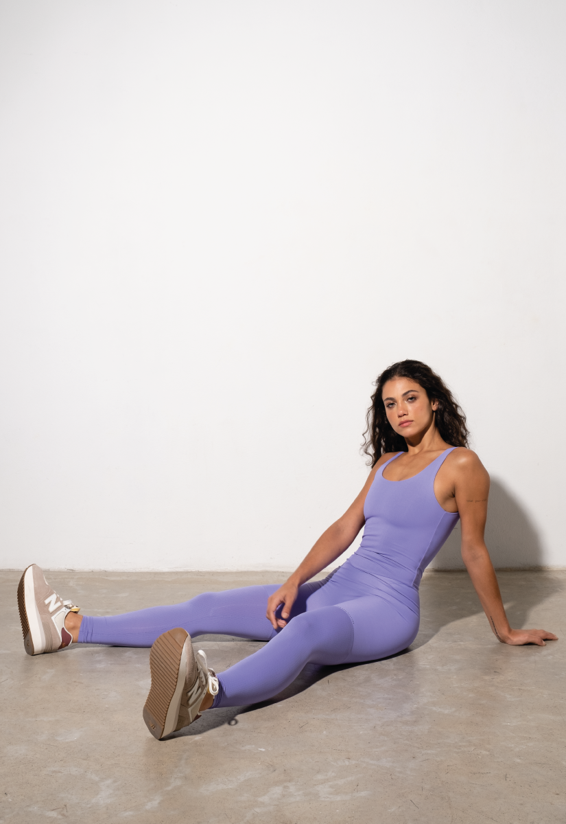 Jumpsuit Diamond Purple Tea