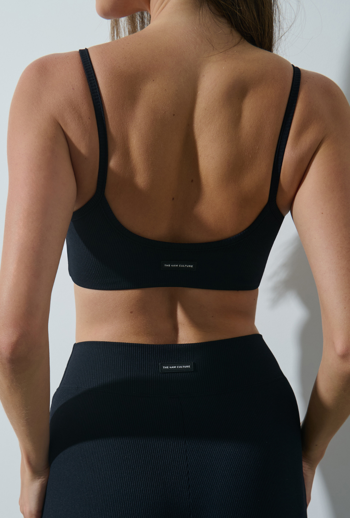 Top Mini Ribb Black Velvet