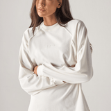Blusa Raglan Long Sleeve Vanilla