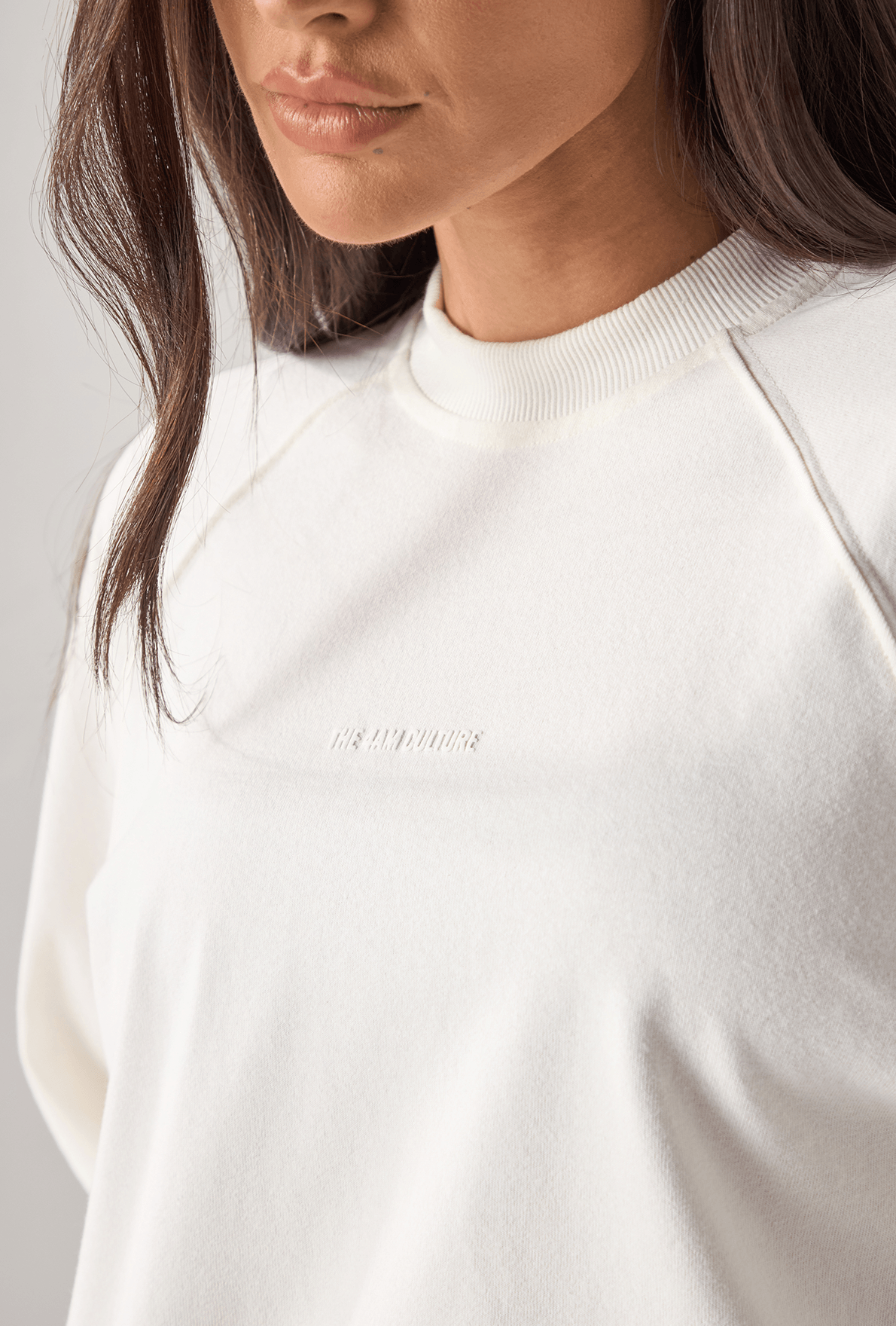 Blusa Raglan Long Sleeve Vanilla