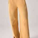 Calça Moletom Wide Mustard