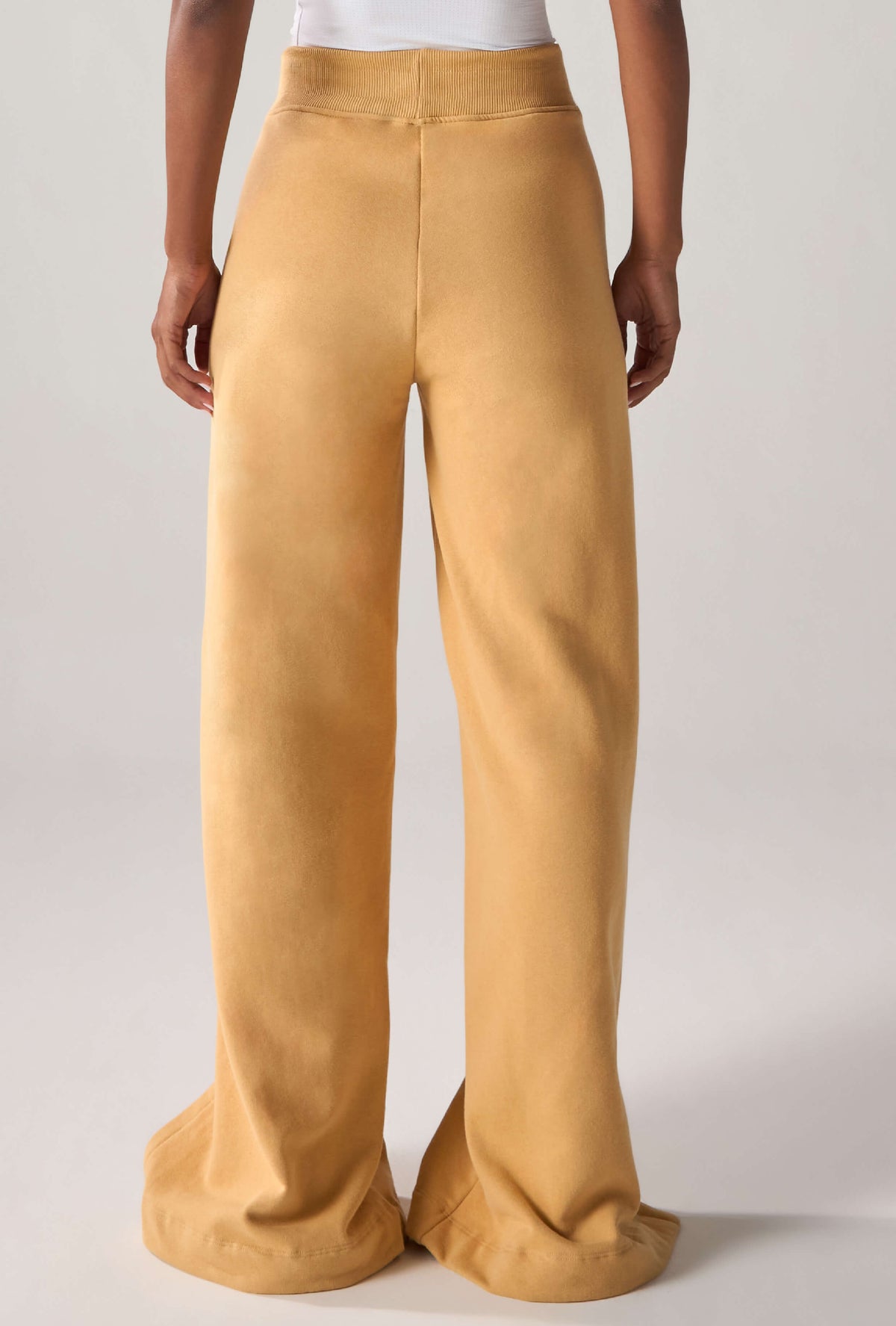 Calça Moletom Wide Mustard