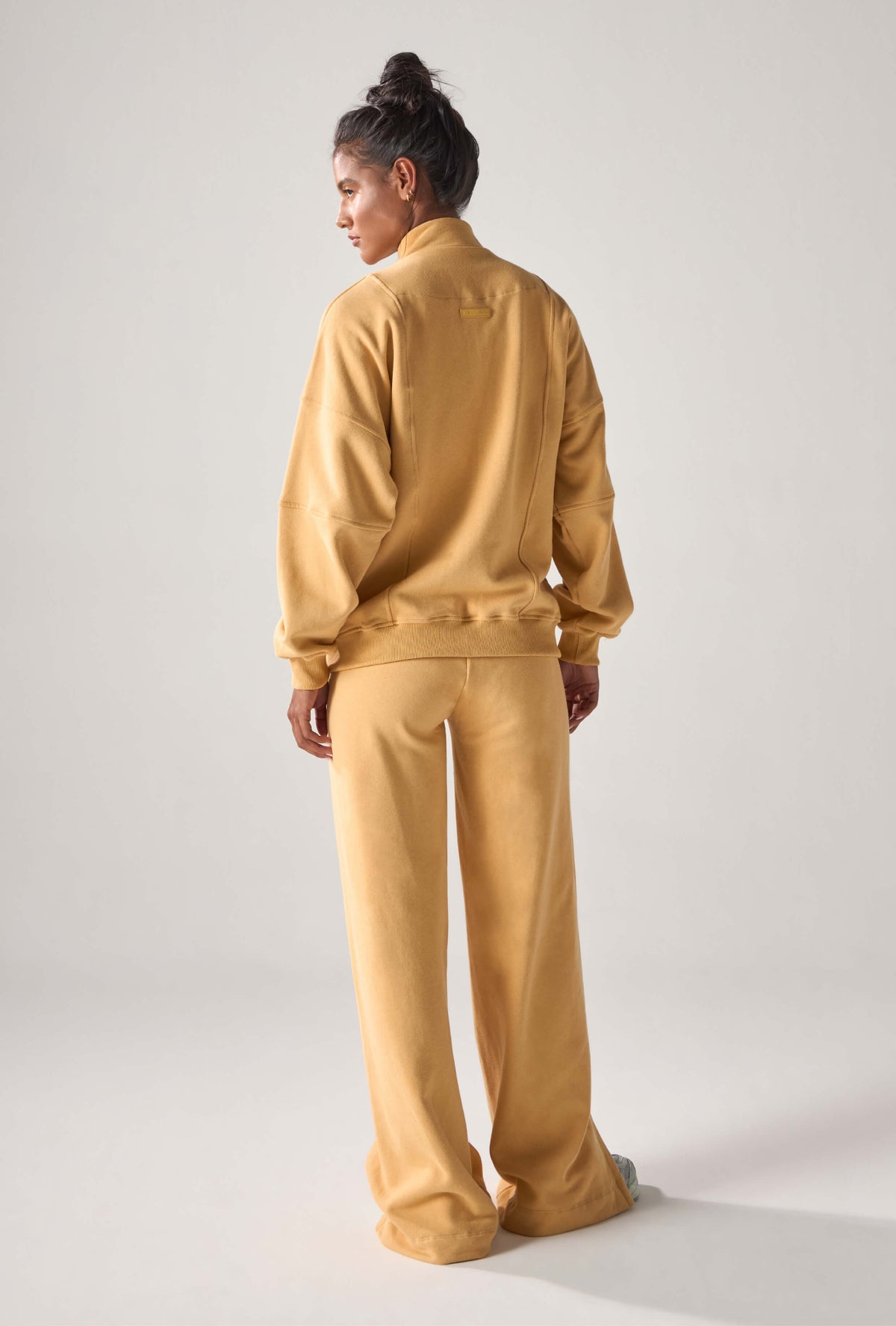 Calça Moletom Wide Mustard