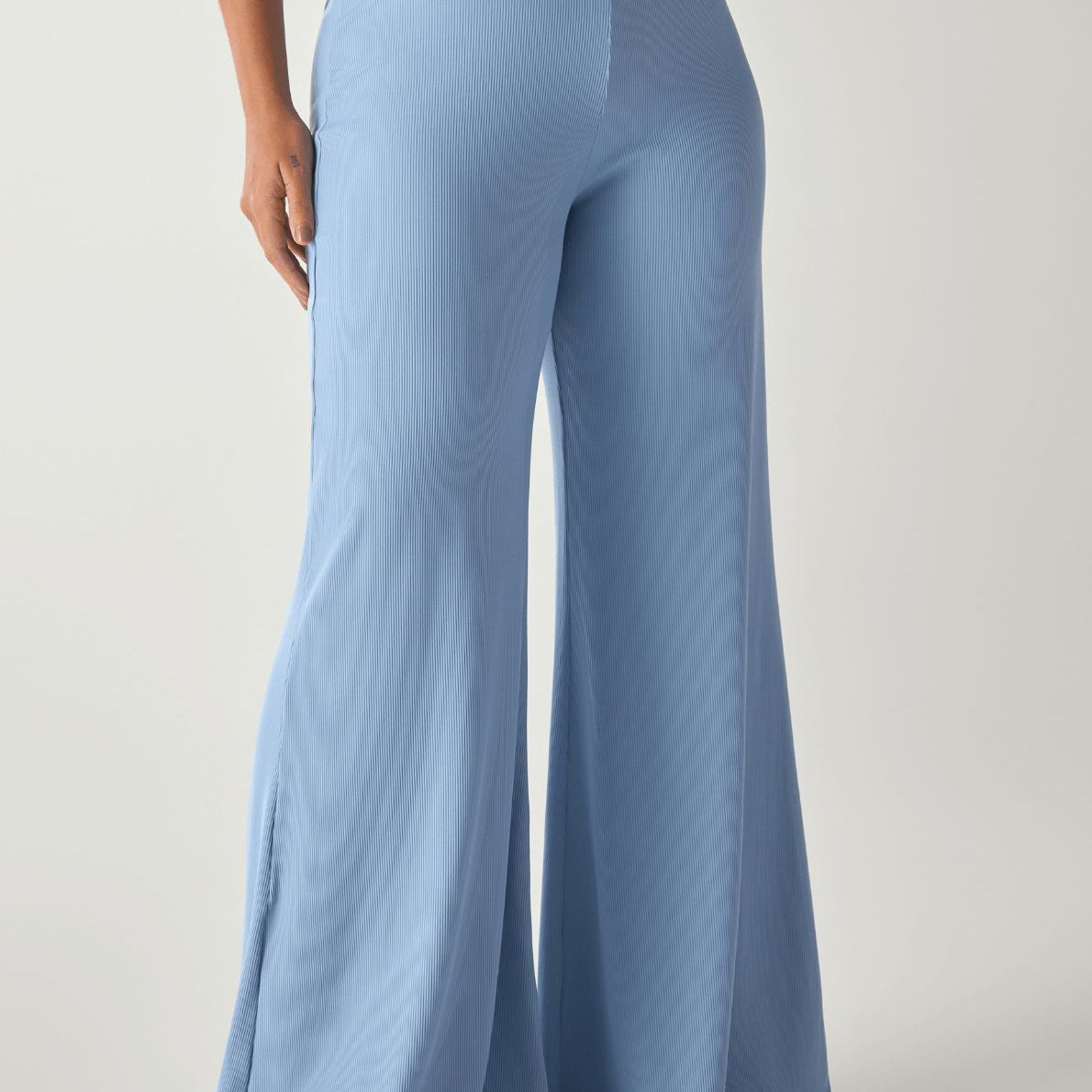 Wide Ribb Lily Blue