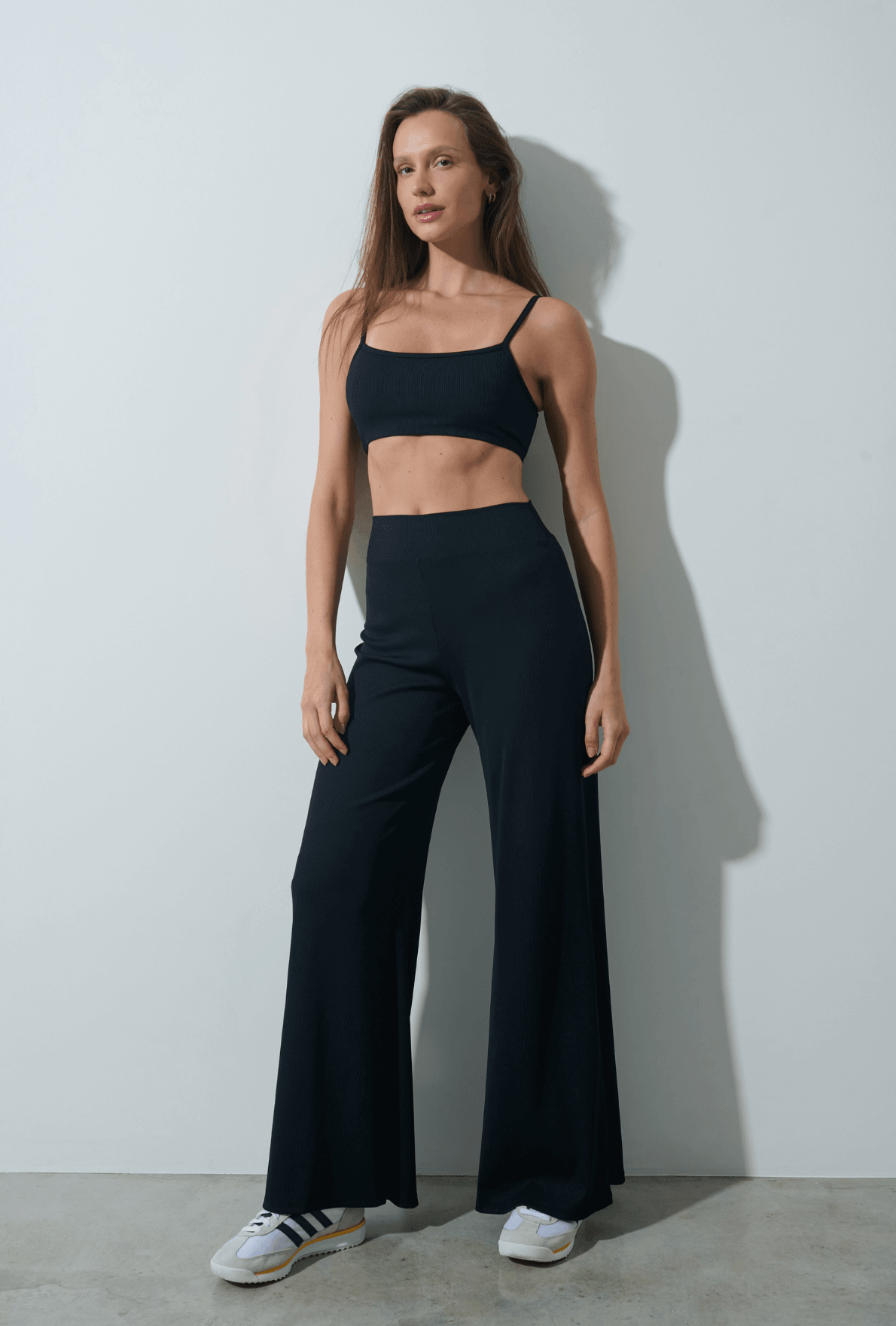 Wide Ribb Black Velvet