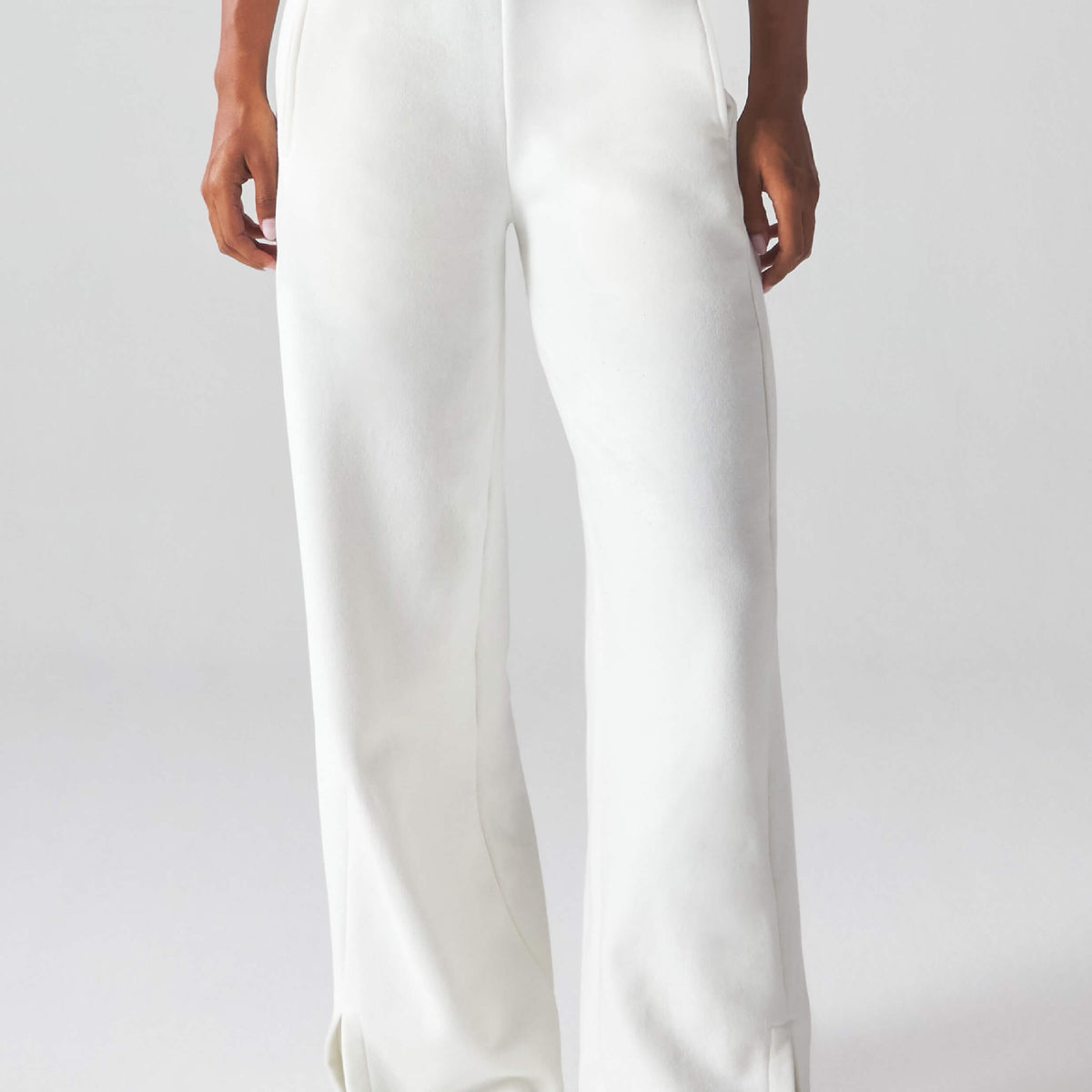Calça Moletom Wide Vanilla