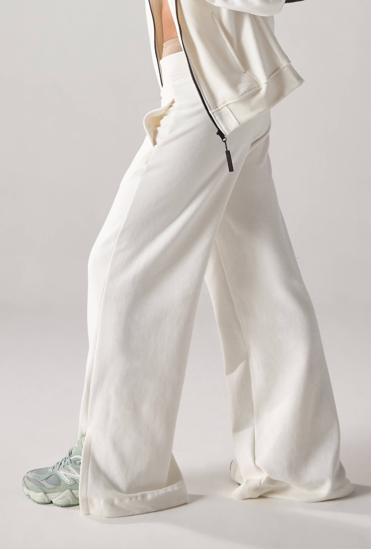 Calça Moletom Wide Vanilla