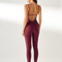 Jumpsuit Open Soft Merlot