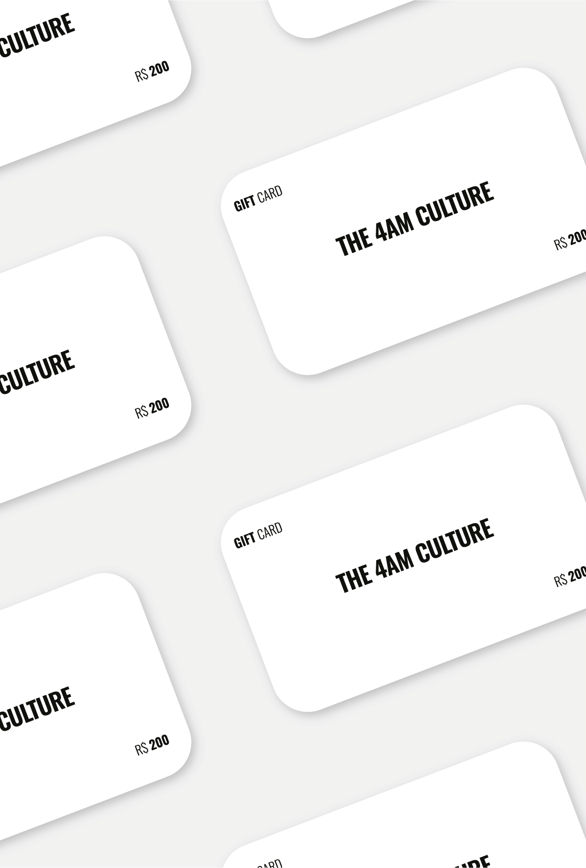Gift Card R$ 200 (físico)