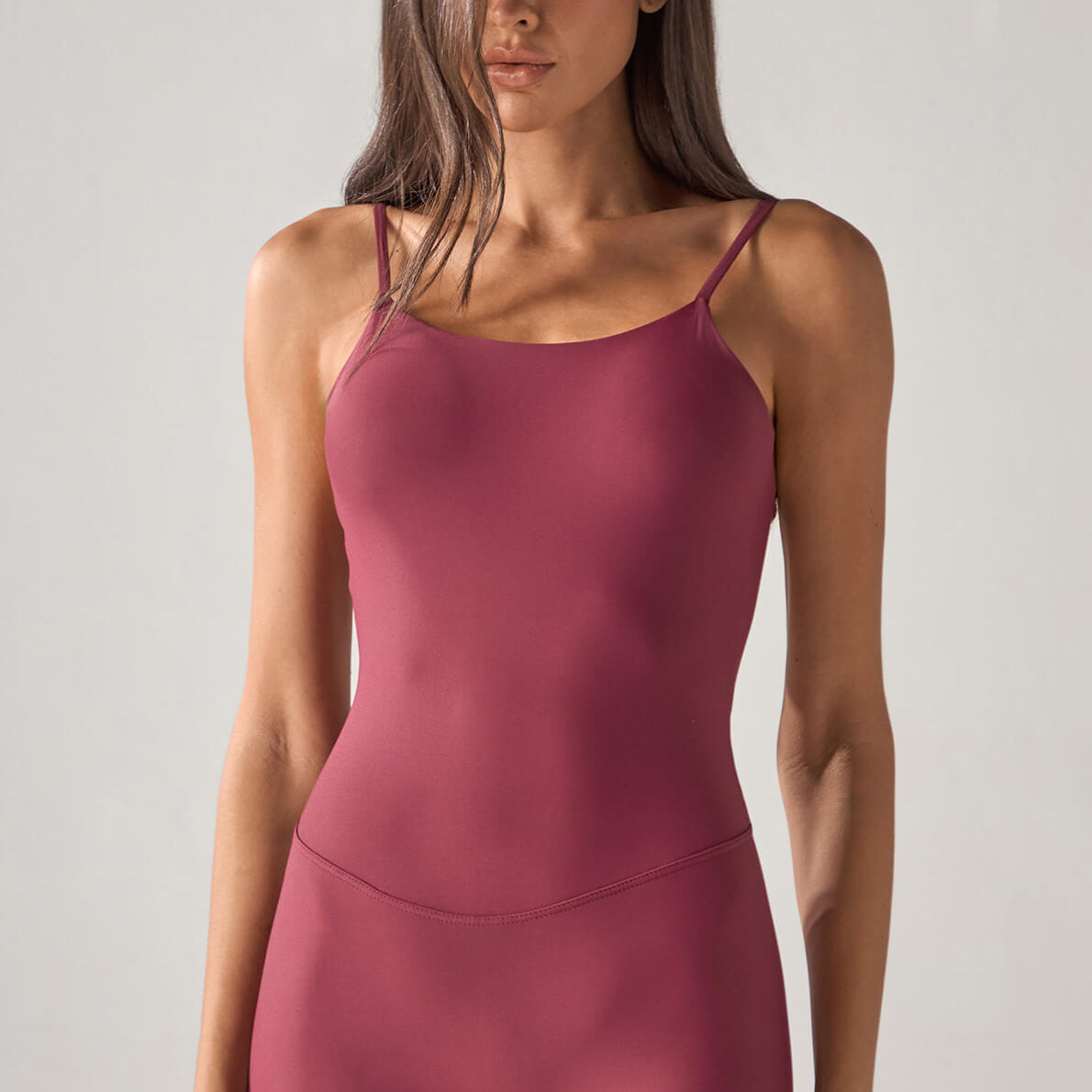 Bodysuit Open Soft Merlot