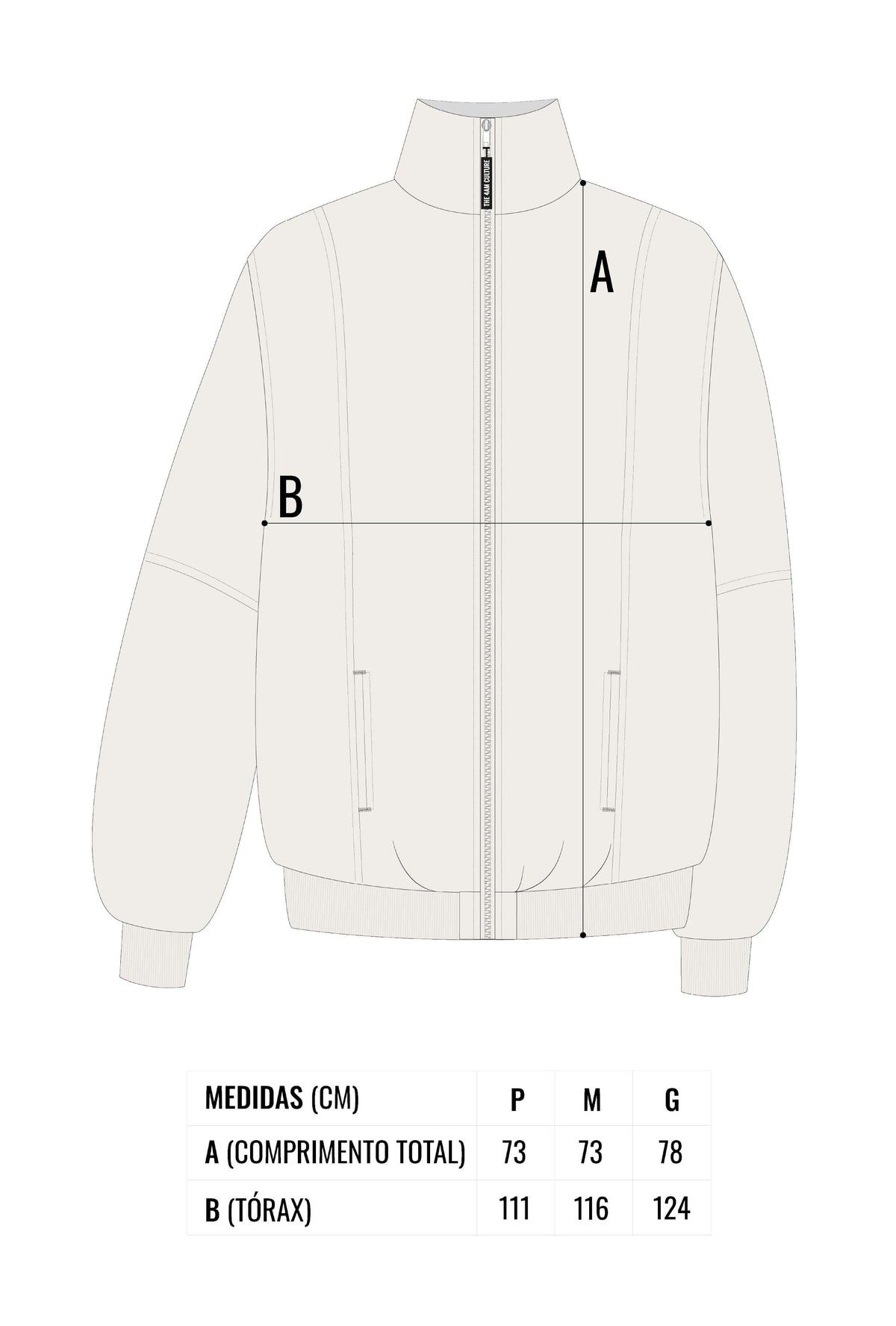 Moletom Zip Vanilla