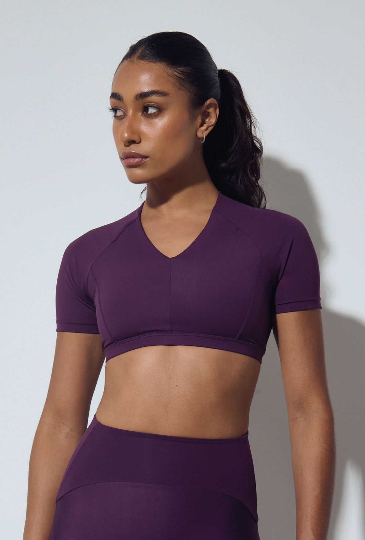 Cropped Adapt Purple Flow
