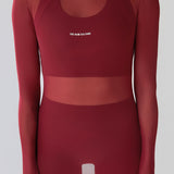 Rash Guard Mesh Merlot