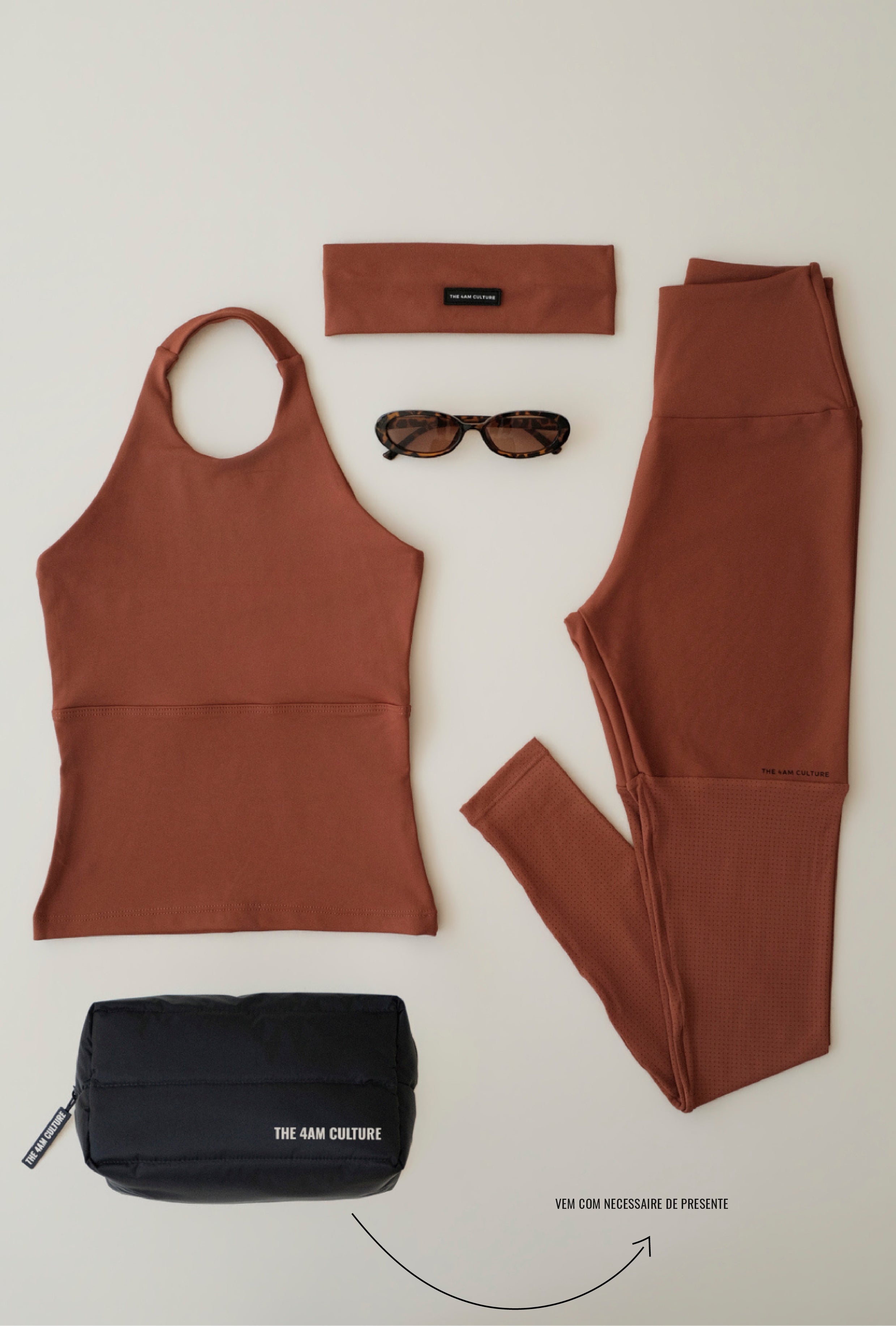 Kit Brown Lovers + Necessaire Puff
