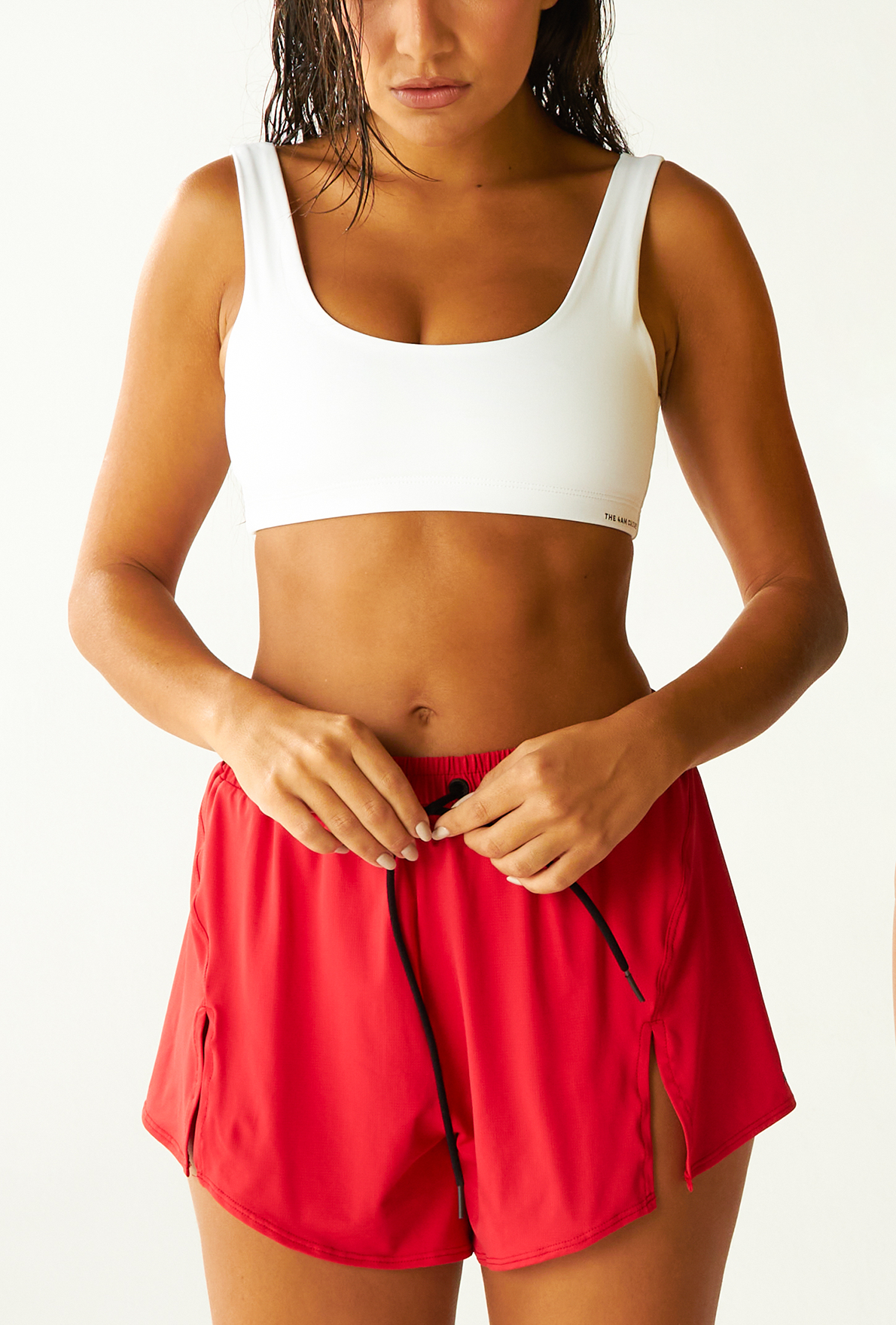 Split Shorts Red Chilli
