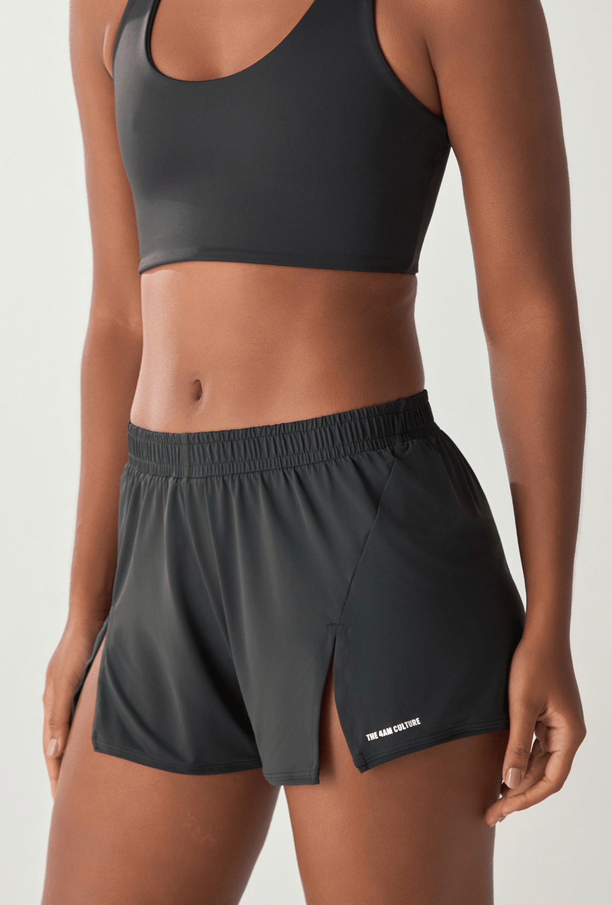 Race Shorts Dark Coffee