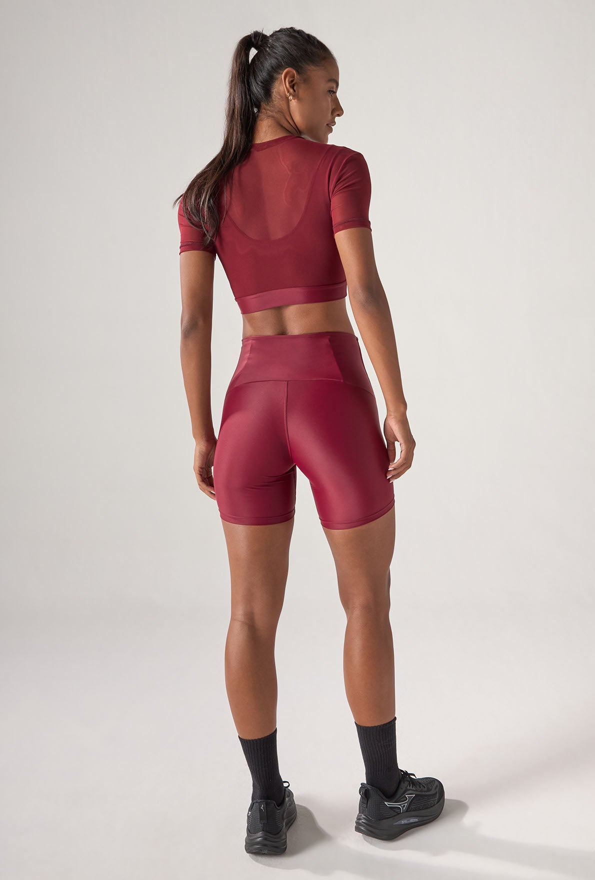 Tank Top Mesh Merlot