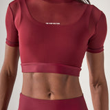 Tank Top Mesh Merlot