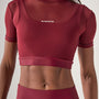 Tank Top Mesh Merlot