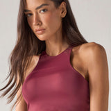 Top Collar Soft Merlot