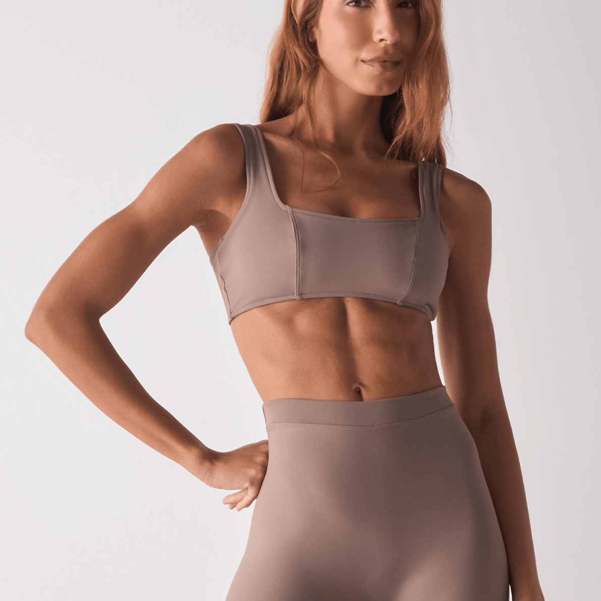 Top New Luxe Pump Khaki