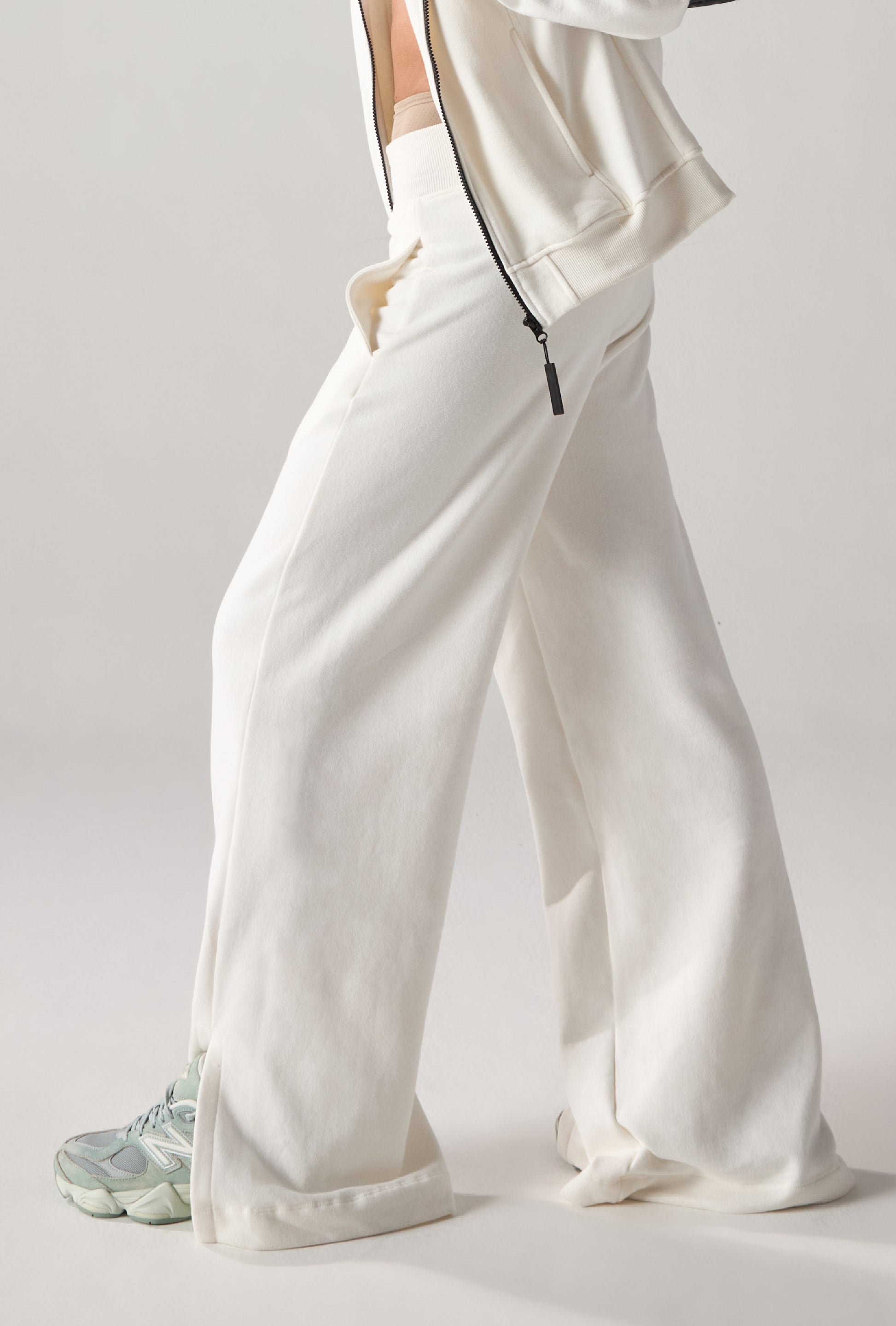 Calça Moletom Wide Vanilla