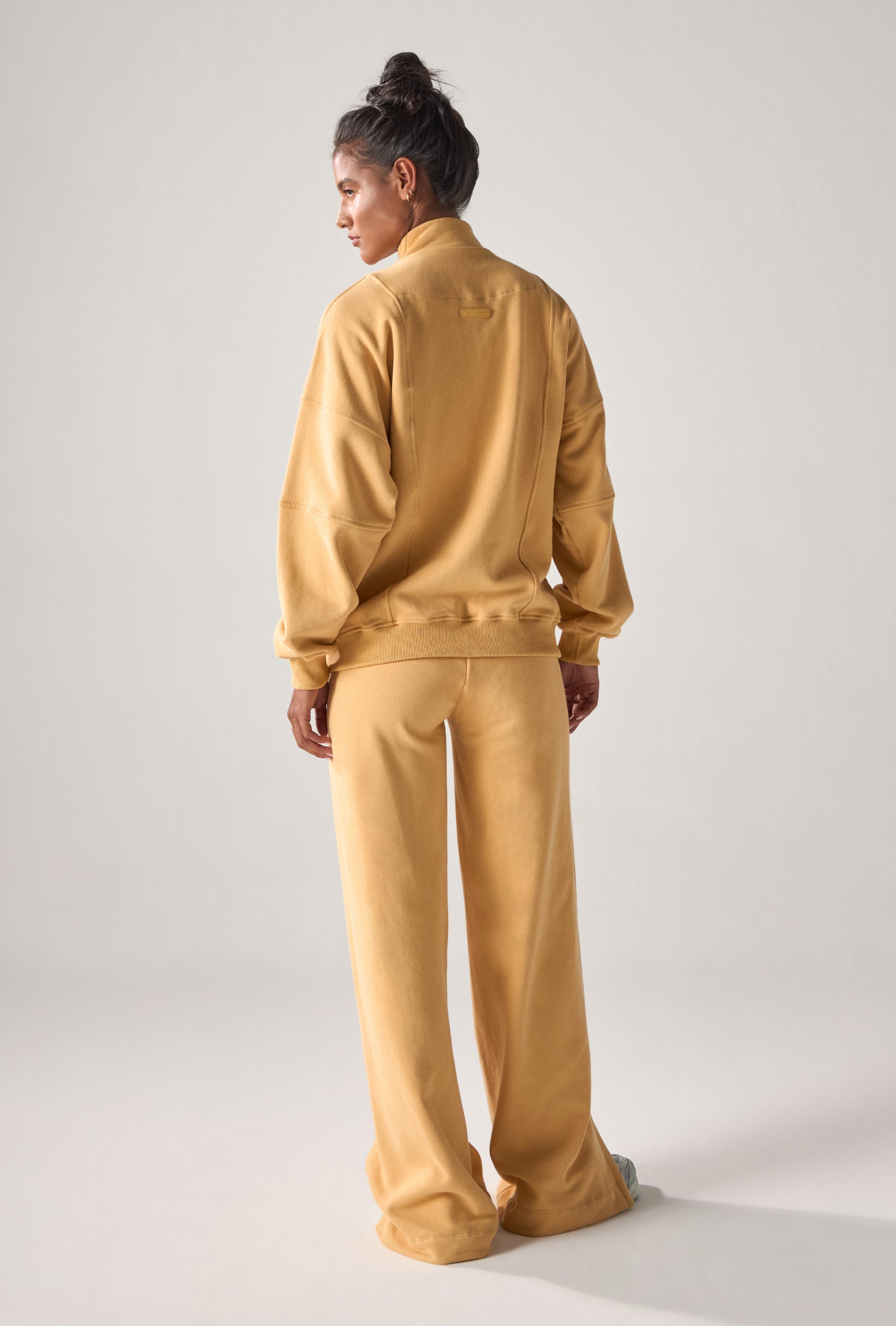 Calça Moletom Wide Mustard