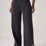 Calça Moletom Wide Dark Coffee