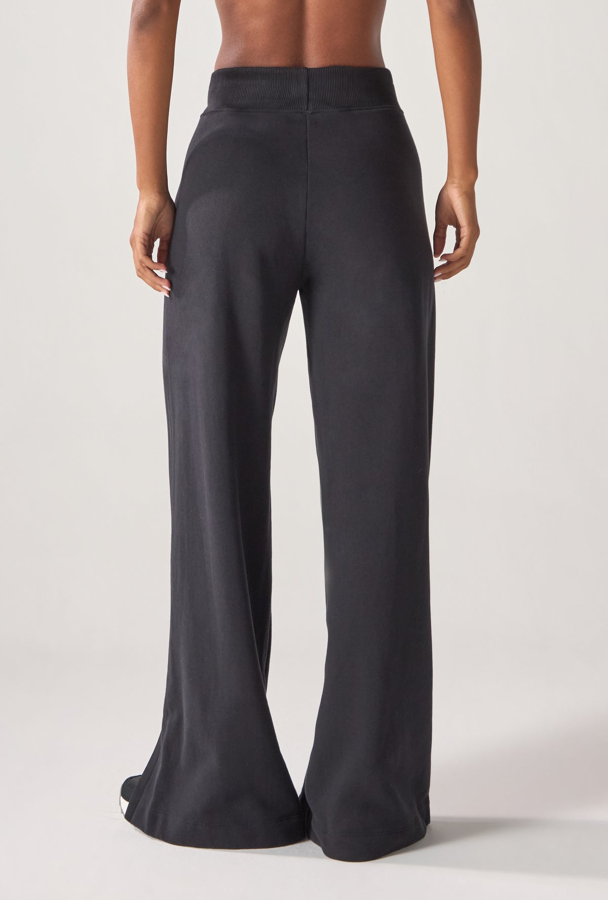 Calça Moletom Wide Dark Coffee