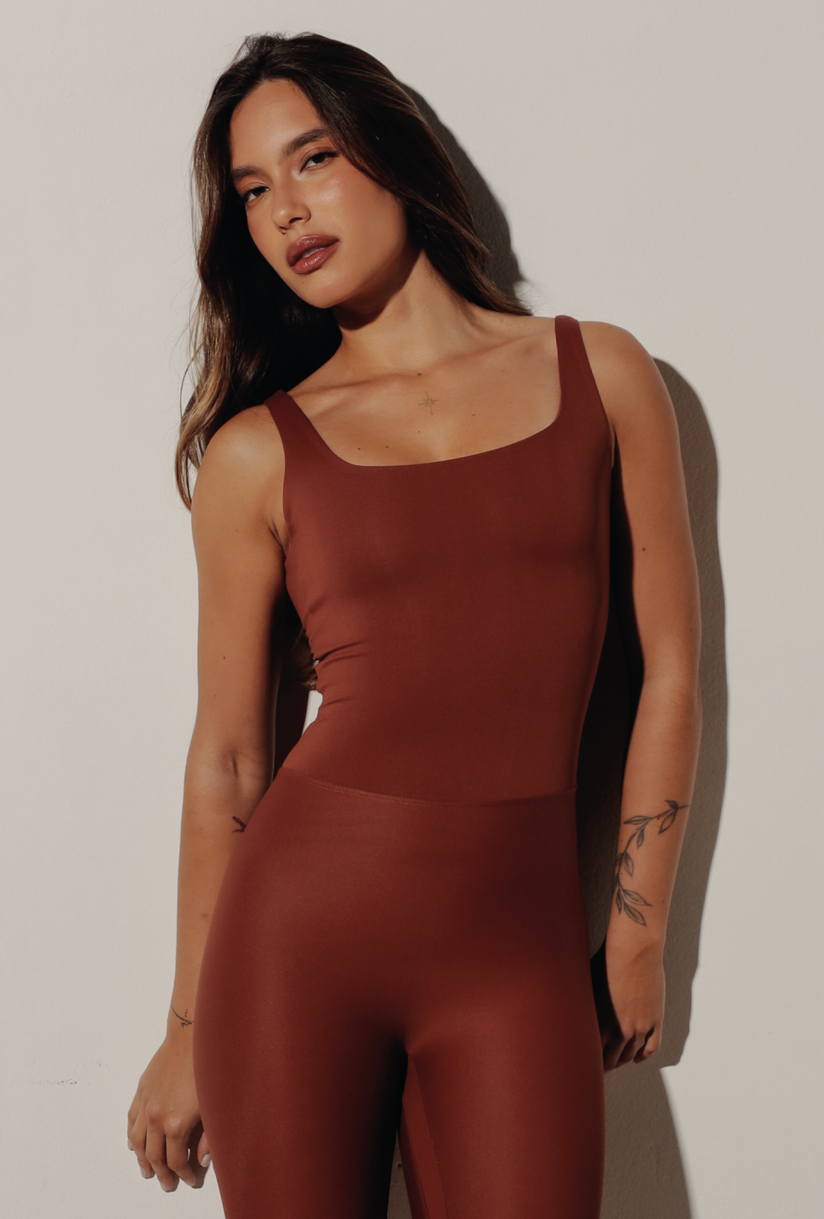 Jumpsuit Move Fresh+ Brown Sugar