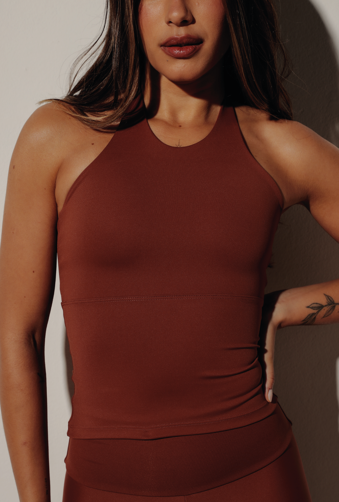 Top Frente Única Fresh+ Brown Sugar