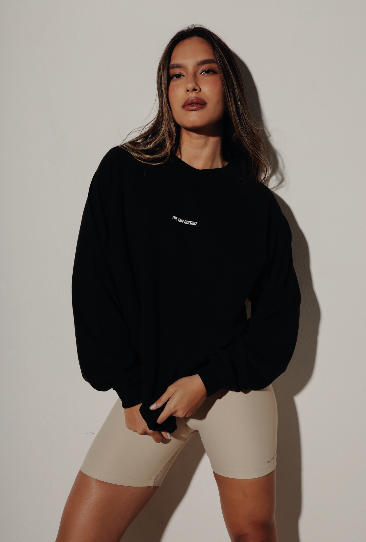 Raglan Long Sleeve Dark Coffee