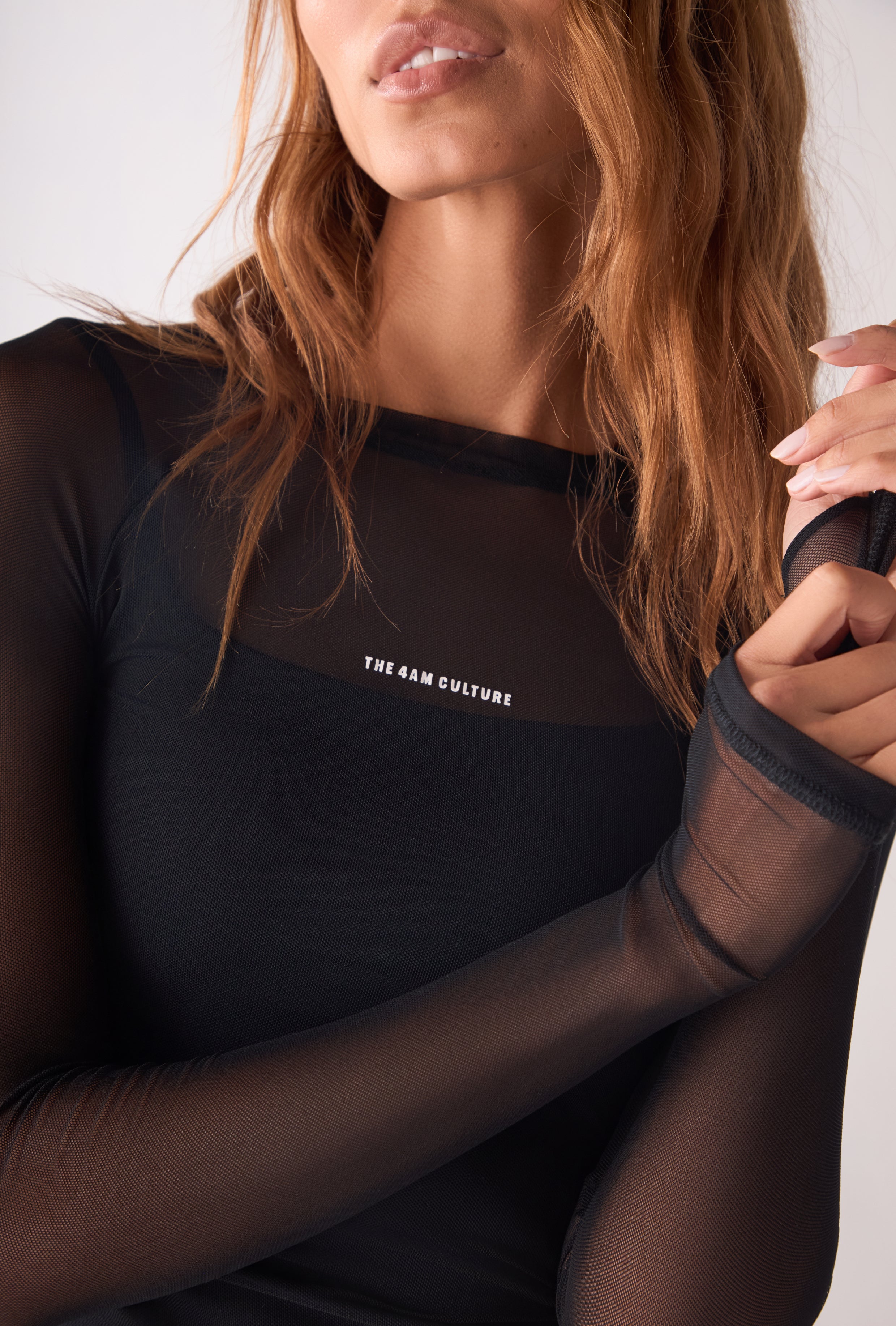 Rash Guard Mesh Dark Coffee