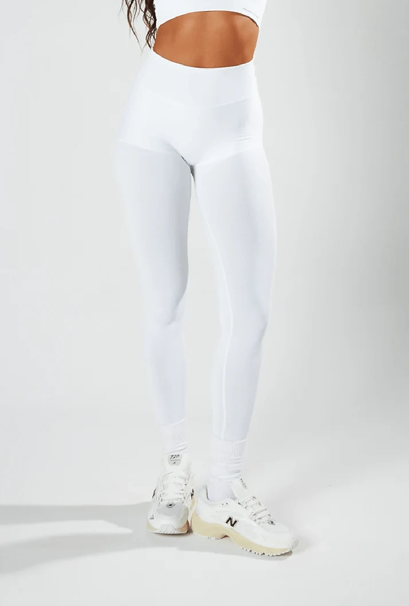 Legging branca da linha Dry