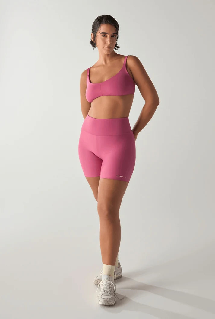 Top e short rosa